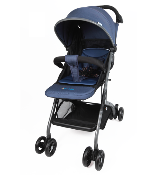 POUSSETTE VALISE BLEU – MON BÉBÉ - Image 4