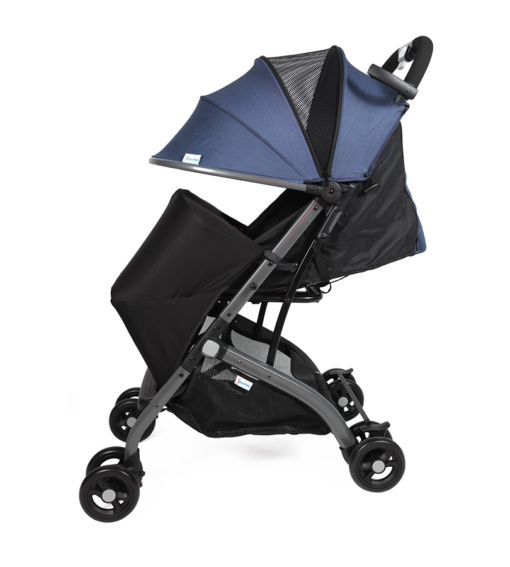 POUSSETTE VALISE BLEU – MON BÉBÉ - Image 3