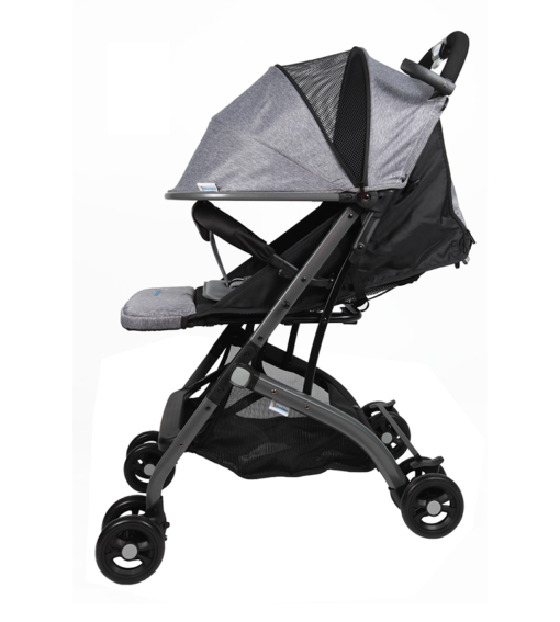 POUSSETTE VALISE GRIS – MON BÉBÉ - Image 4