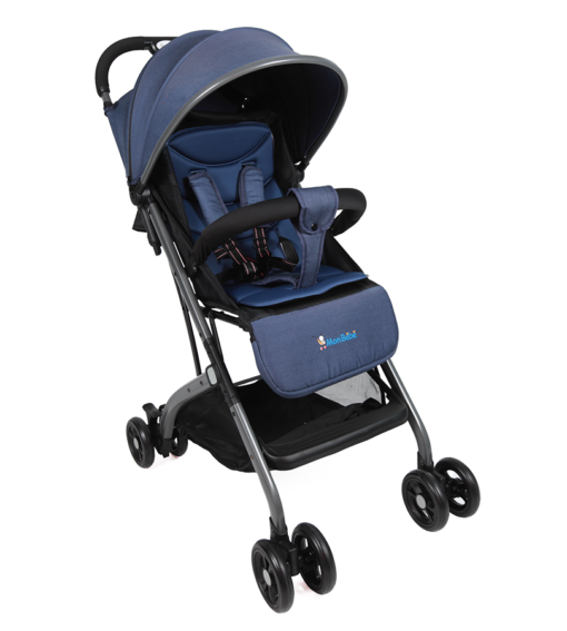 POUSSETTE VALISE BLEU – MON BÉBÉ