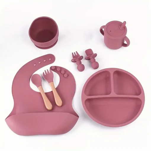 Silicone Baby Feeding Set, Baby Led Weaning Supplies - Image 10