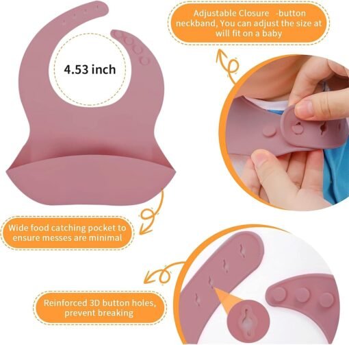 Silicone Baby Feeding Set, Baby Led Weaning Supplies - Image 5