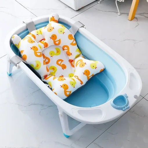 Nouveau-né pliant bébé baignoire lavage bassin en plastique ensemble complet bébé baignoire Portable facile à utiliser bébé infantile pliable baignoire