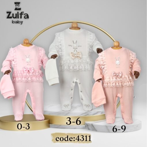 Baby Premium 3-Piece Romper Sets – Soft & Stylish Outfits for Newborns