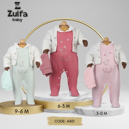 Baby Premium 3-Piece Romper Sets – Soft & Stylish Outfits for Newborns
