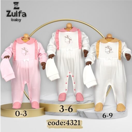 Baby Premium 3-Piece Romper Sets – Soft & Stylish Outfits for Newborns